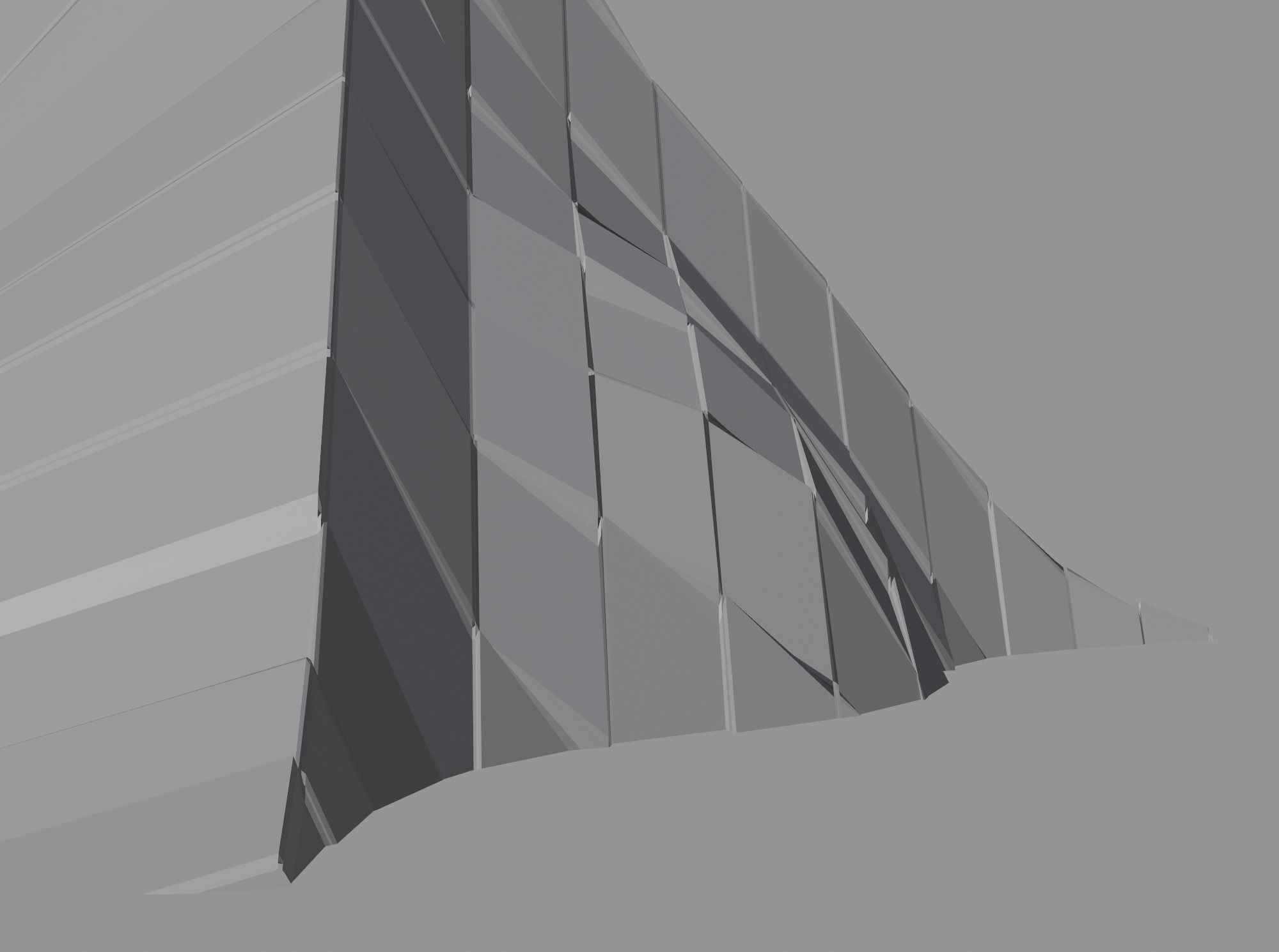 Peak Structure 3rd Version Low-poly 3D model_16
