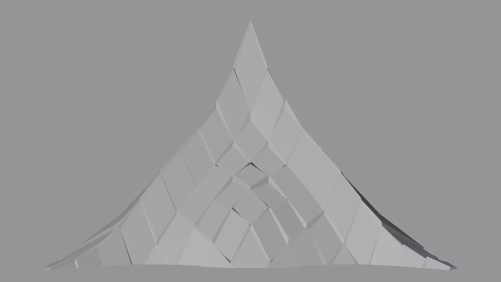 Peak Structure 3rd Version Low-poly 3D model_0