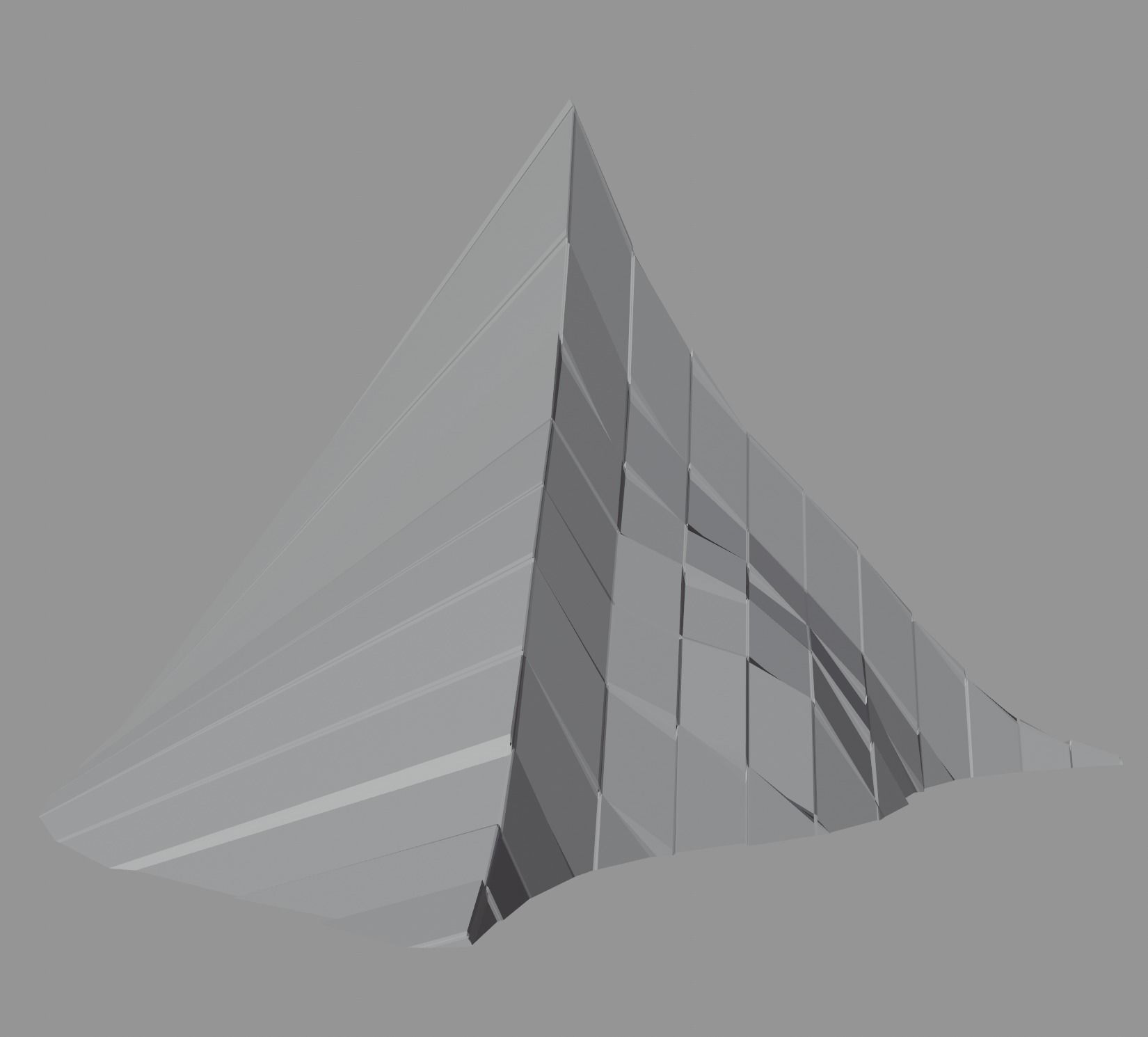 Peak Structure 3rd Version Low-poly 3D model_6