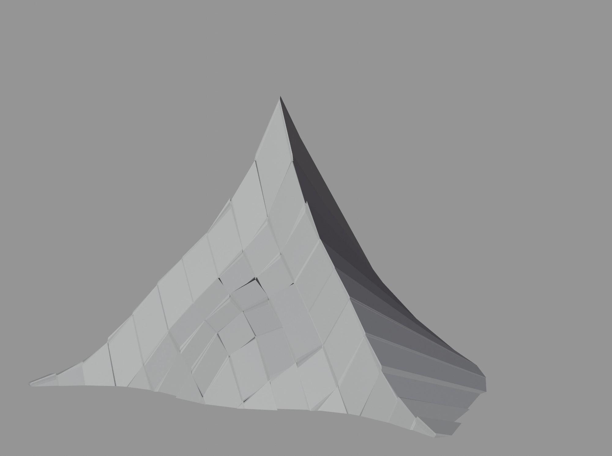 Peak Structure 3rd Version Low-poly 3D model_13