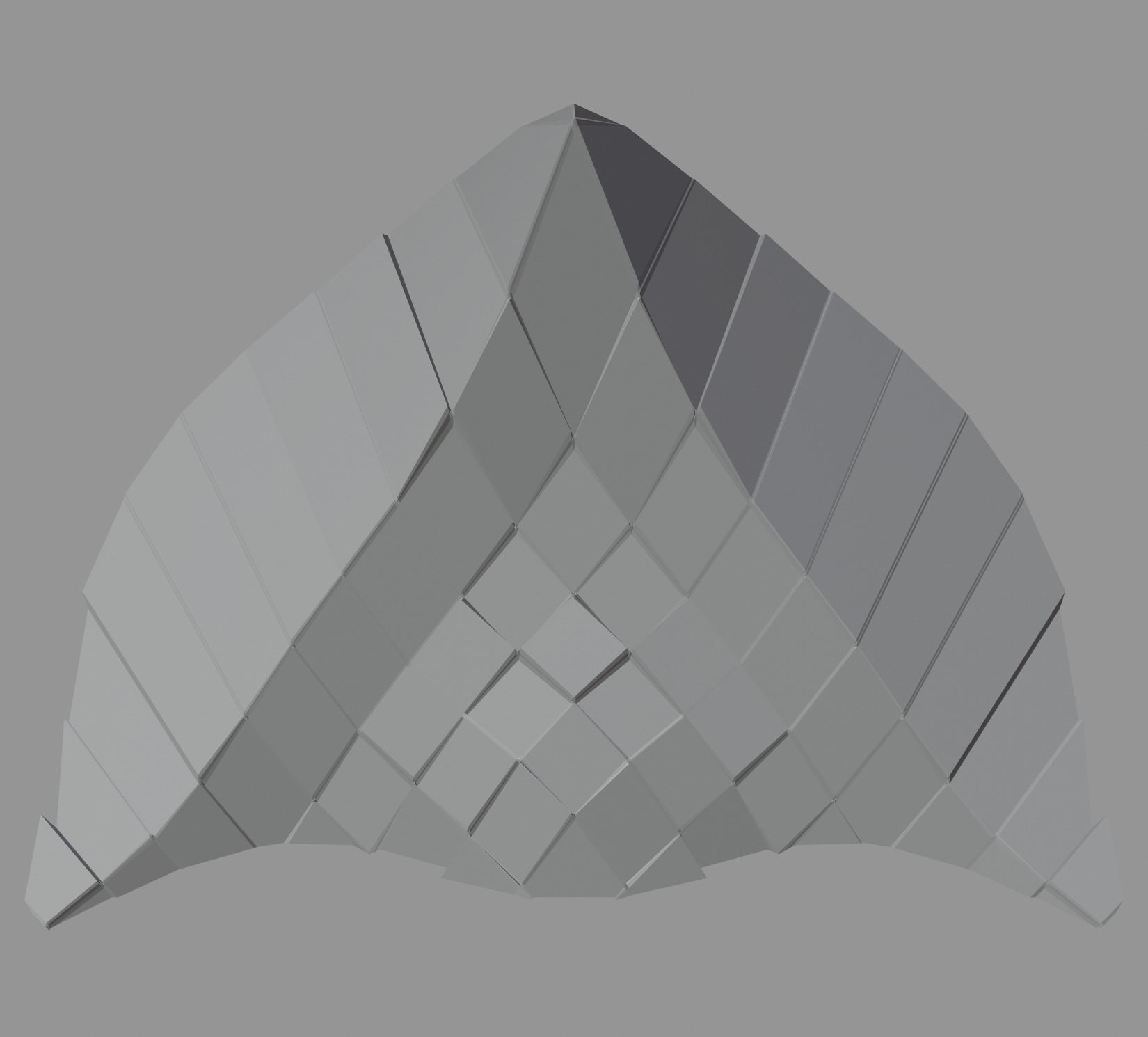 Peak Structure 3rd Version Low-poly 3D model_5