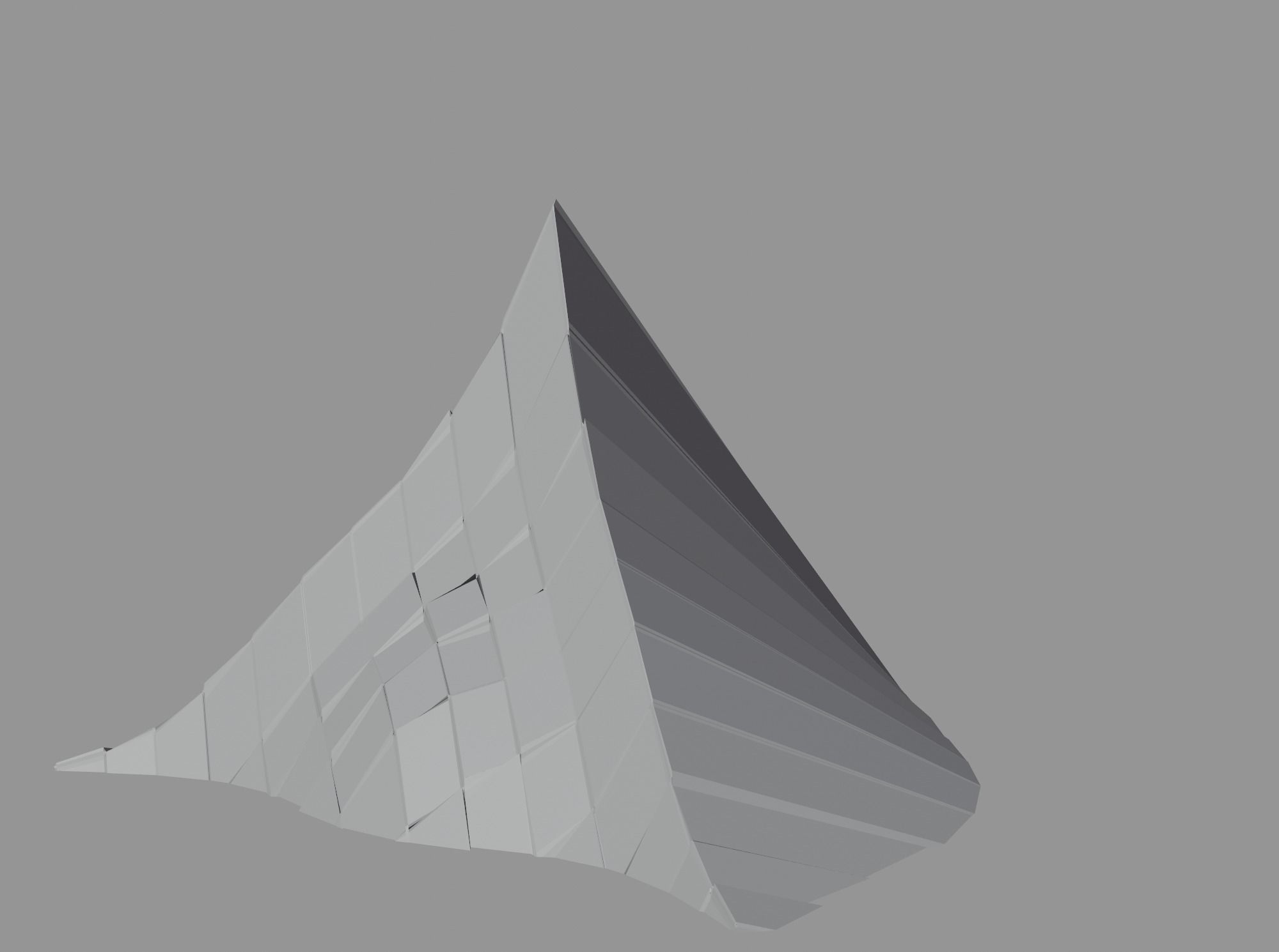 Peak Structure 3rd Version Low-poly 3D model_14