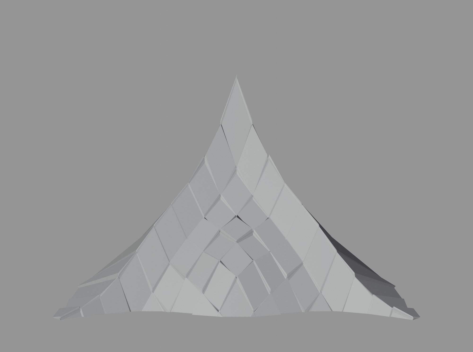 Peak Structure 3rd Version Low-poly 3D model_8