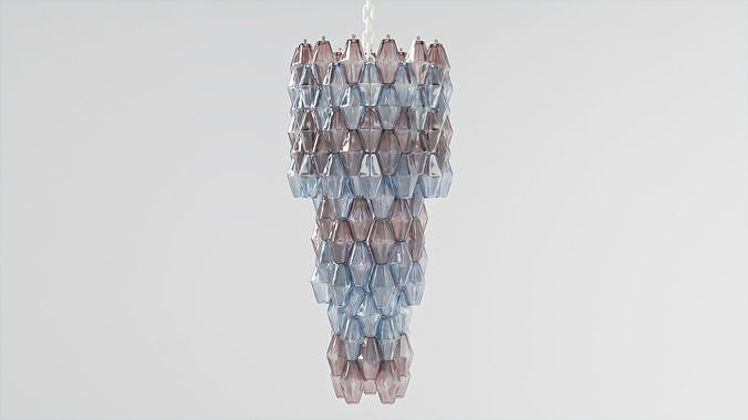 Venini Poliedri Ceiling Lamp Low-poly 3D model