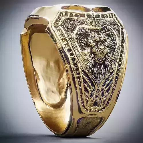 lion ring