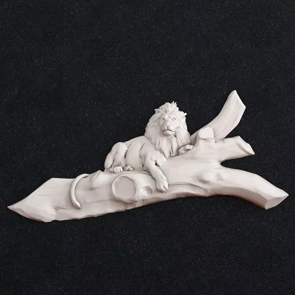 Lion wall 3D print model