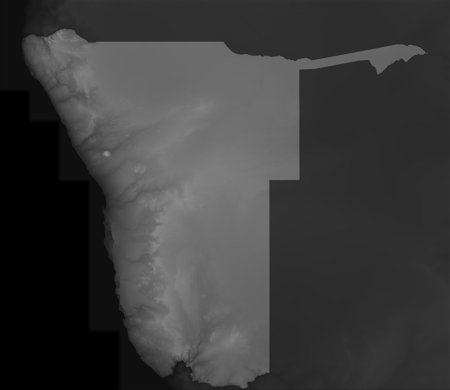 Collection of heightmaps and geometry for Namibia Texture_3