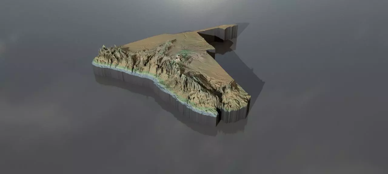 Collection of heightmaps and geometry for Namibia Texture_0