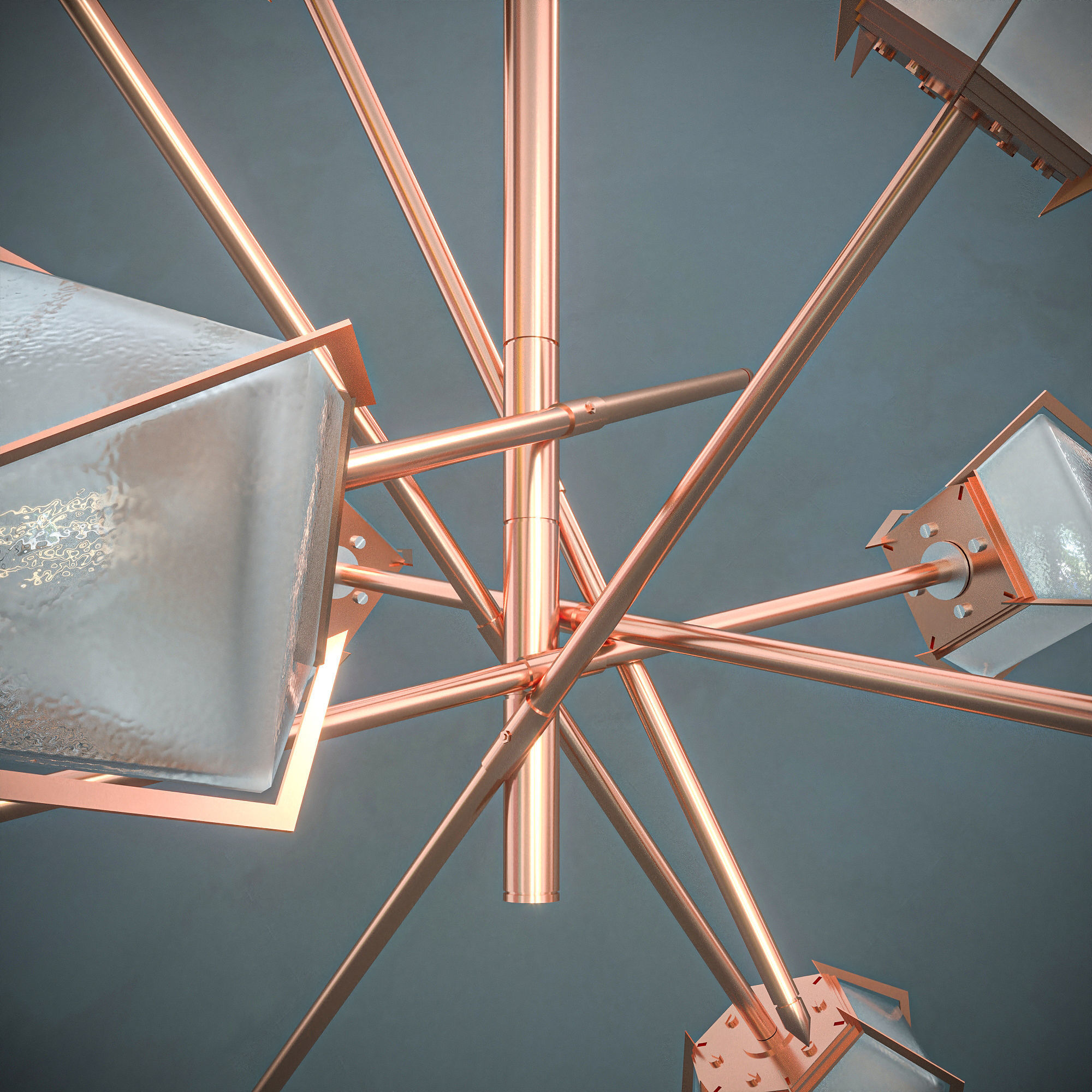 Harlow-Small Chandelier  3D model_3