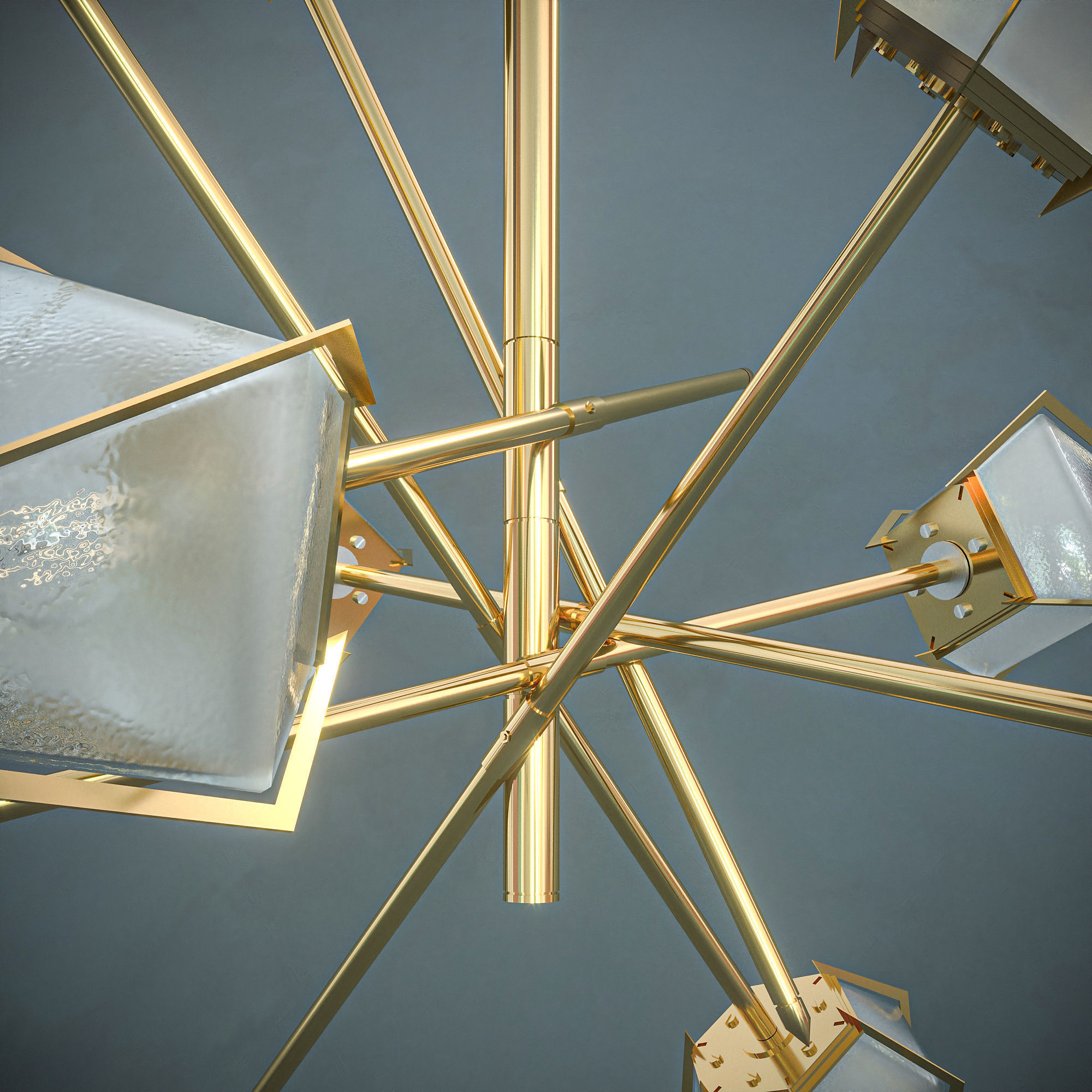Harlow-Small Chandelier  3D model_5