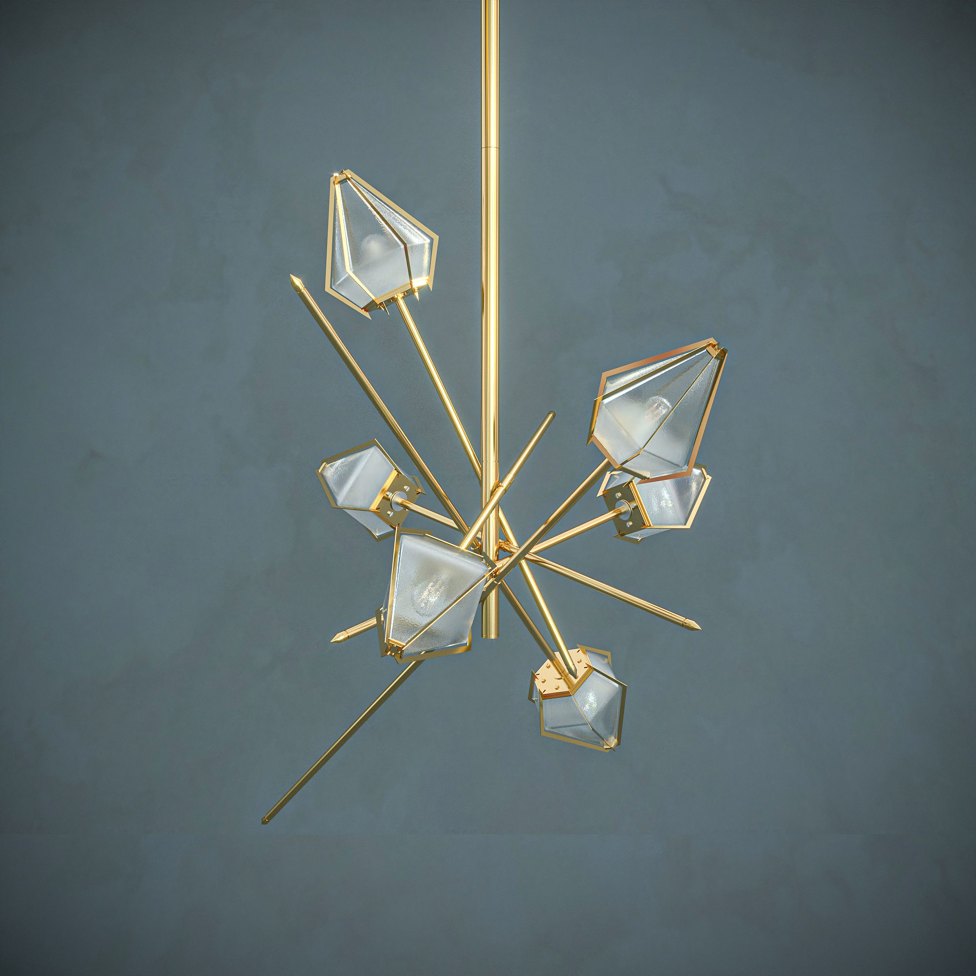 Harlow-Small Chandelier  3D model_4