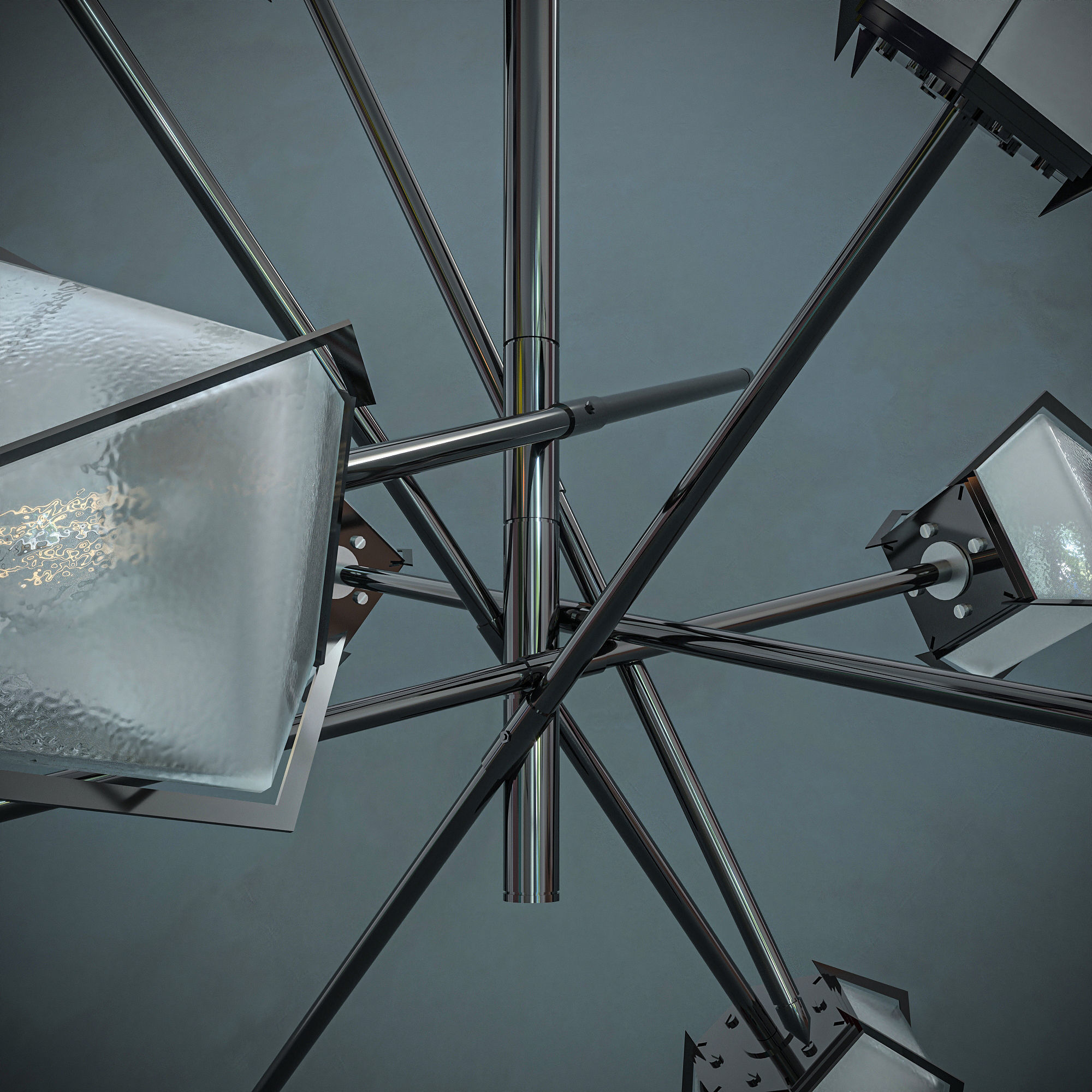 Harlow-Small Chandelier  3D model_9