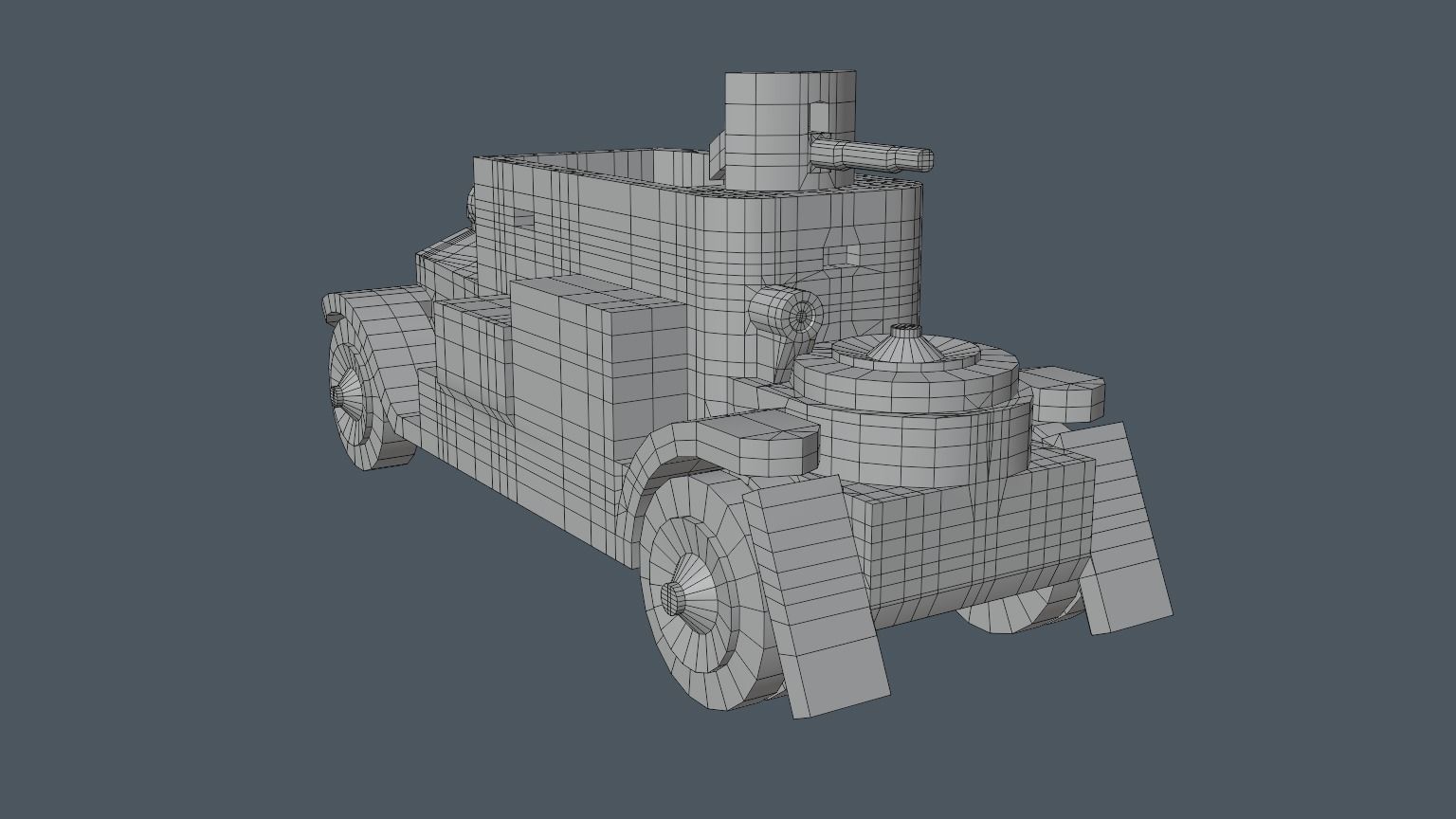 Minerva Armored Car 3D print model_15