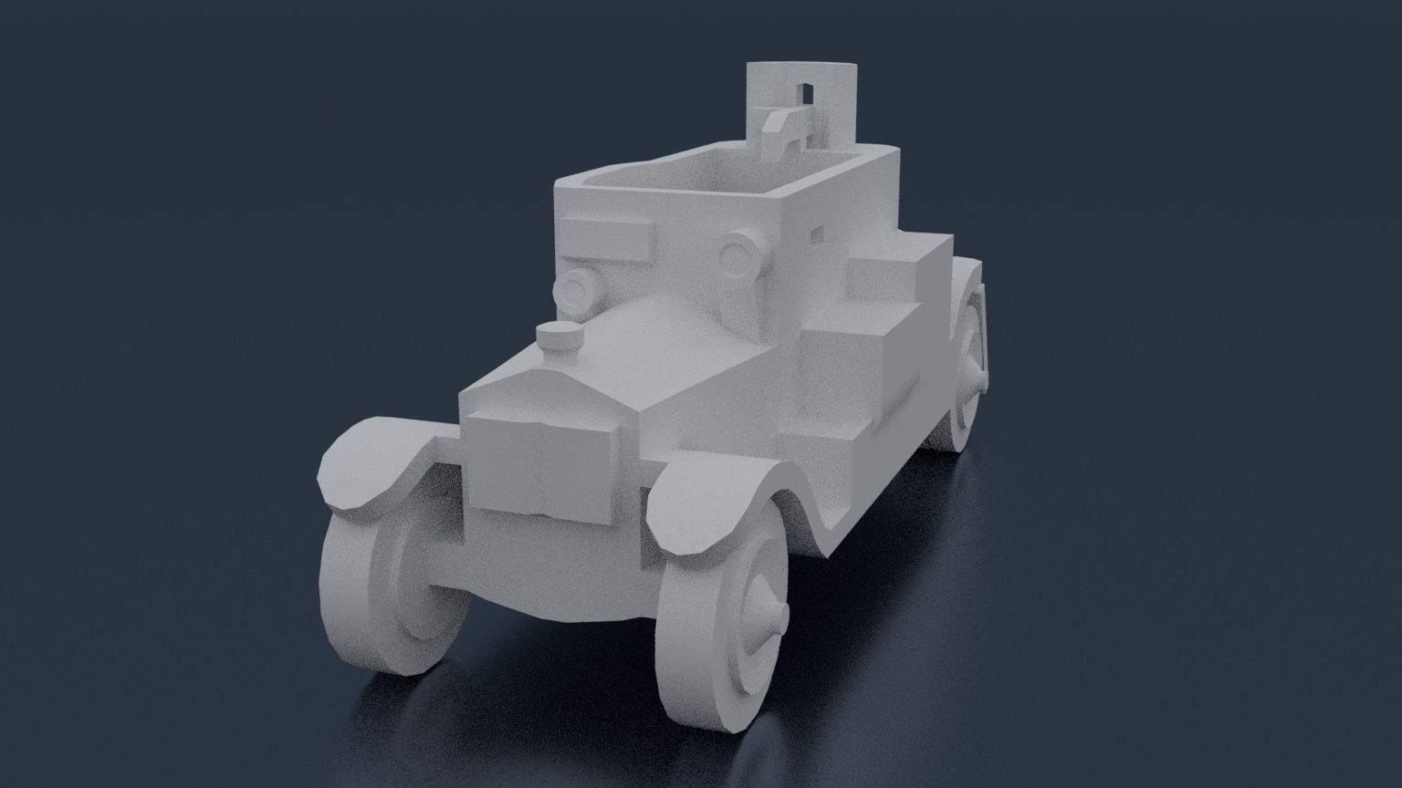 Minerva Armored Car 3D print model_9