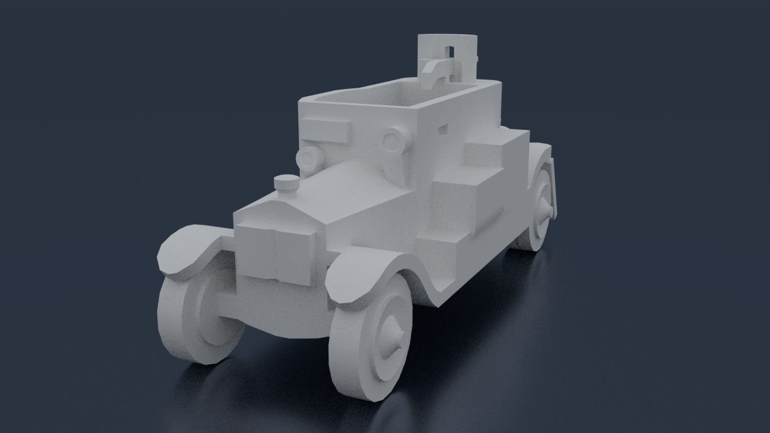 Minerva Armored Car 3D print model_1
