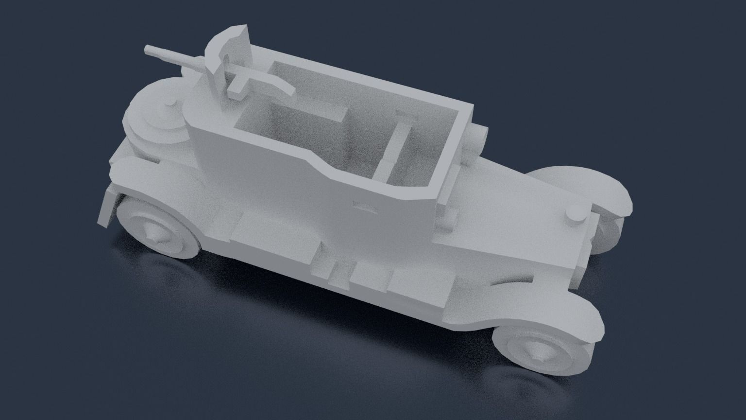 Minerva Armored Car 3D print model_11