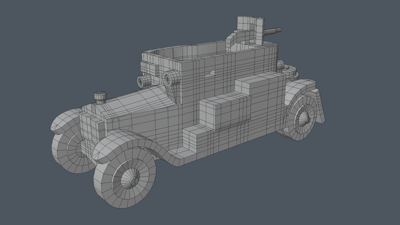 Minerva Armored Car 3D print model_13