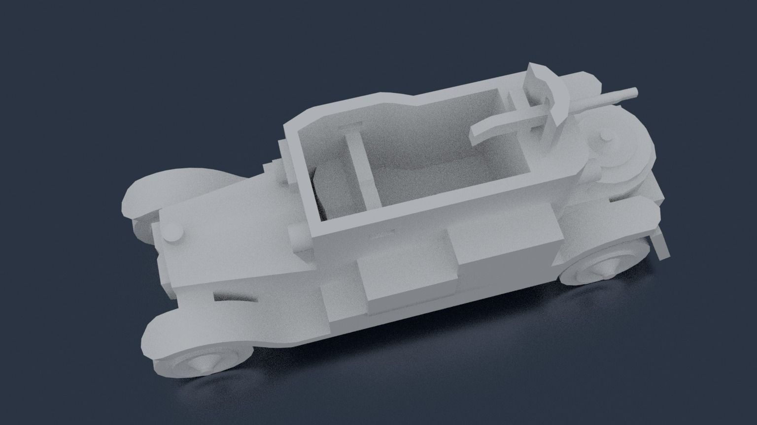 Minerva Armored Car 3D print model_10