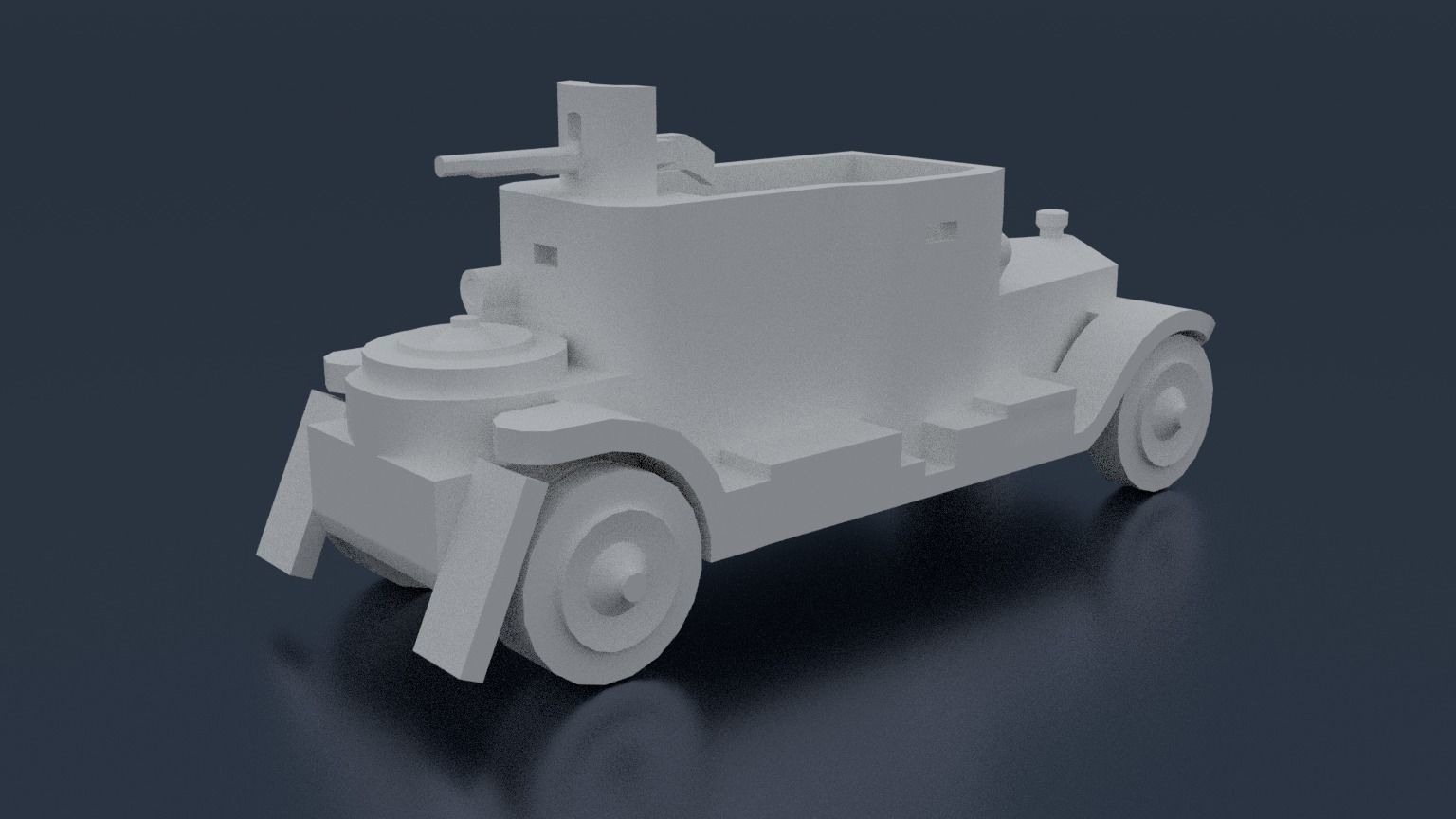 Minerva Armored Car 3D print model_6