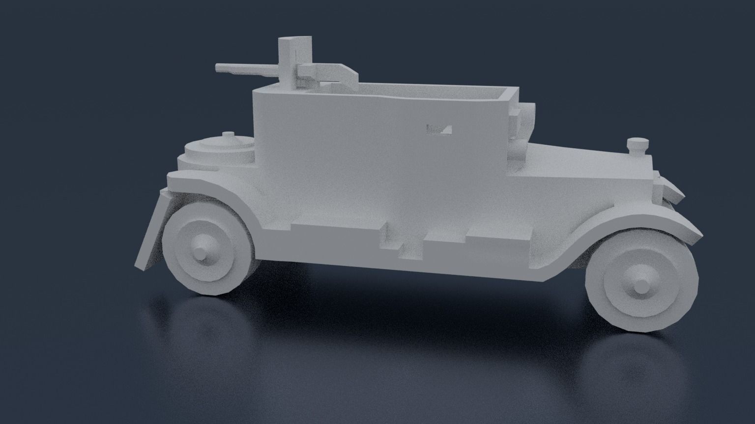 Minerva Armored Car 3D print model_7