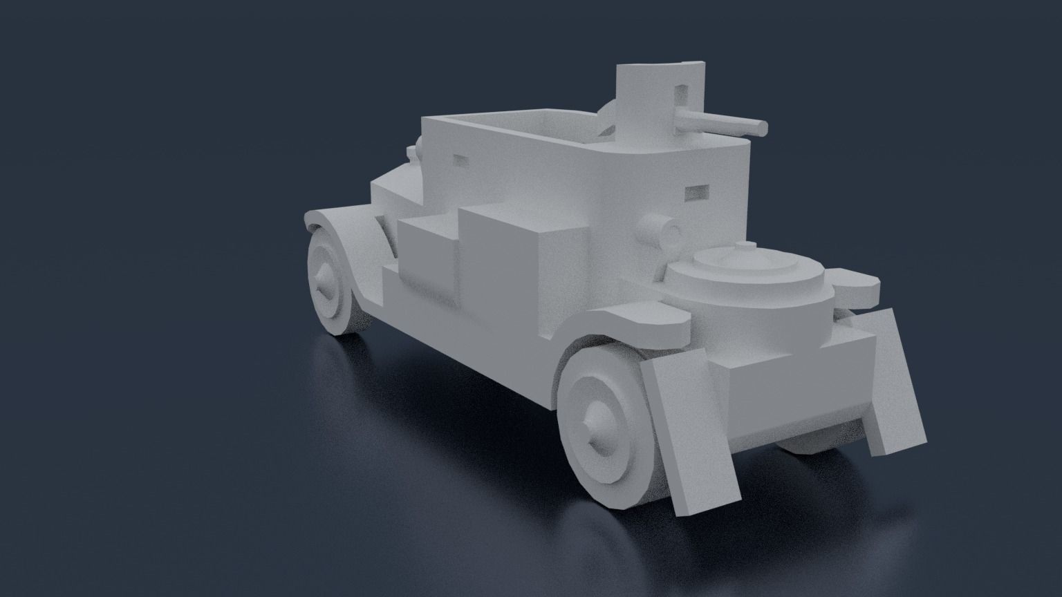 Minerva Armored Car 3D print model_4