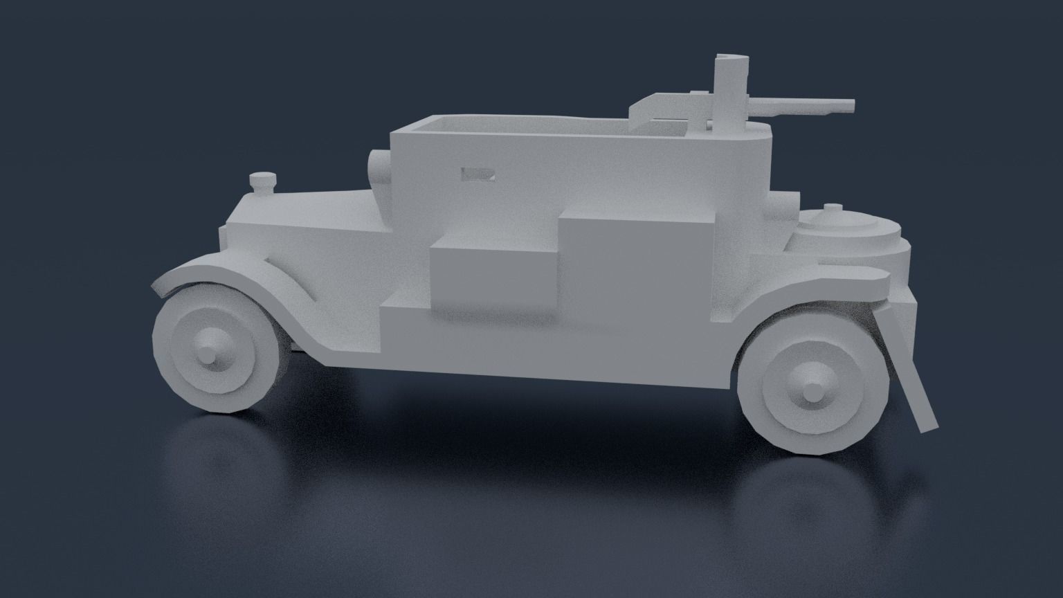 Minerva Armored Car 3D print model_3