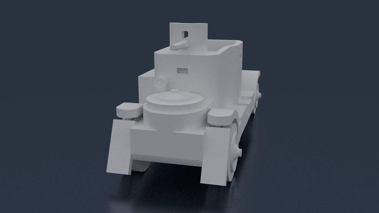 Minerva Armored Car 3D print model_5