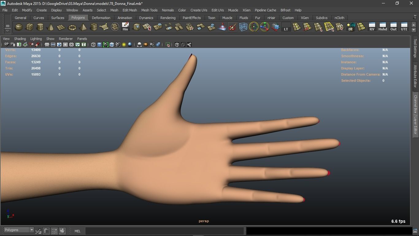 Donna cartoon Female character  3D print ready 3D model_40