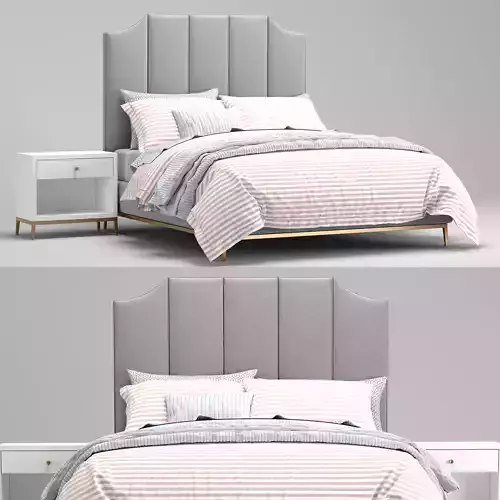 RH Teen Sabrine bed 3D model