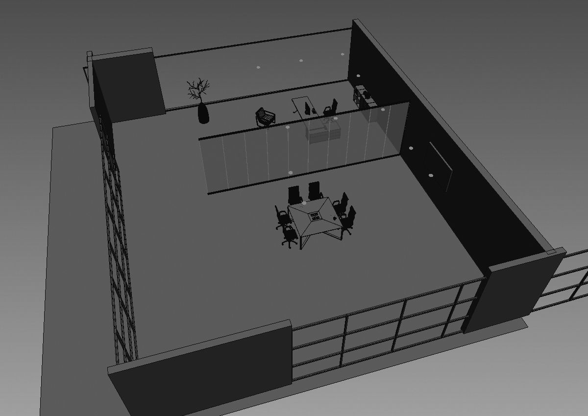 meeting room cd166 a06 3D model_13