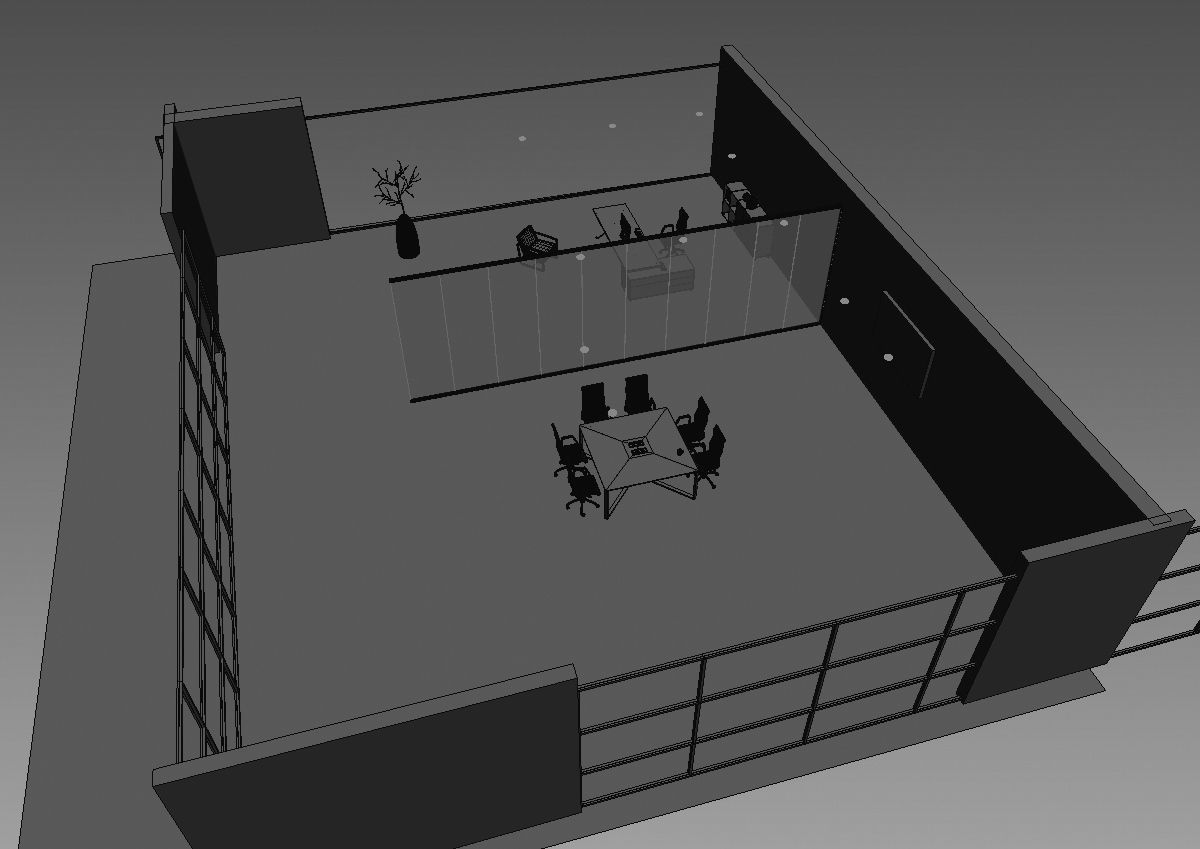 meeting room cd166 a06 3D model_16