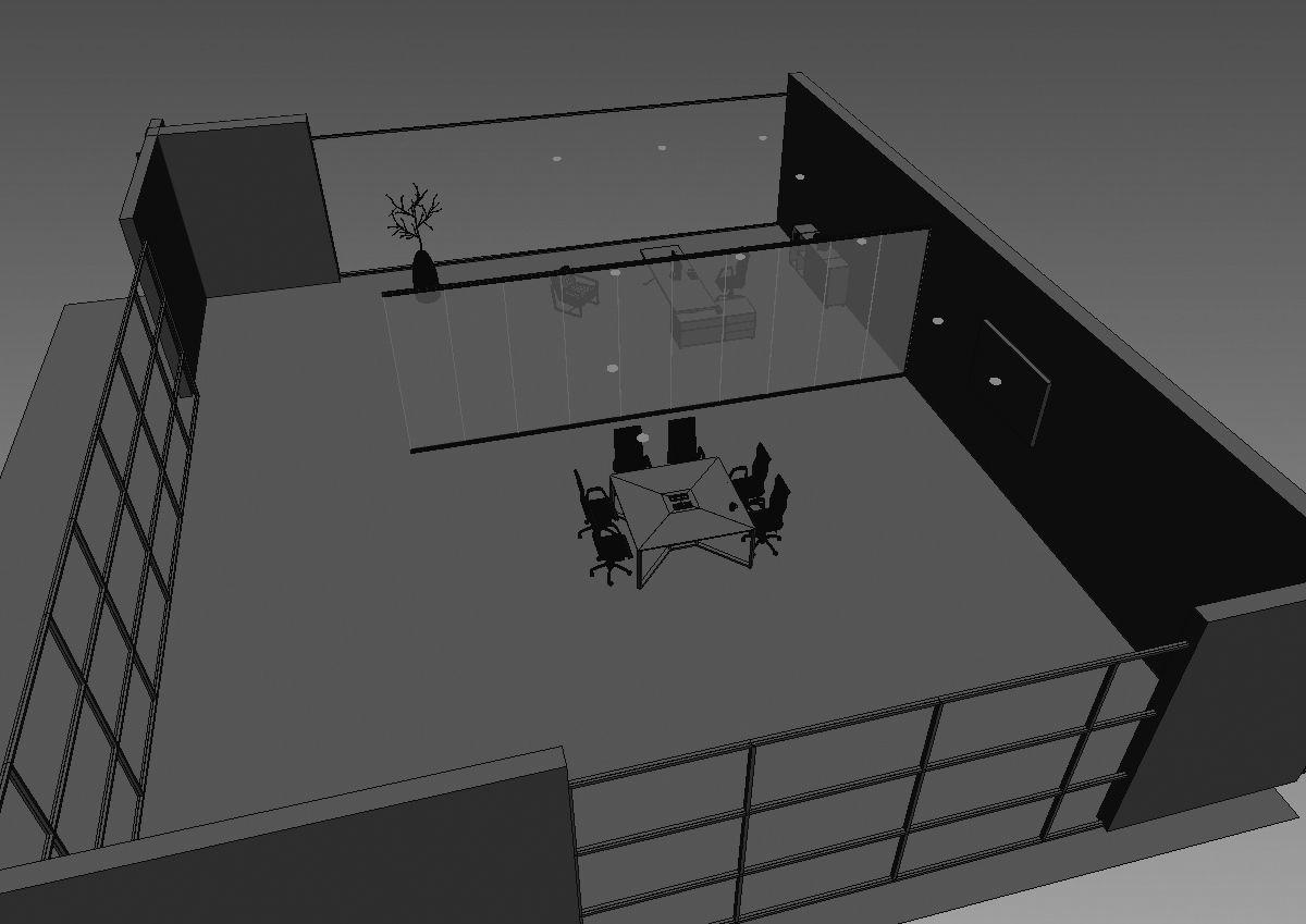 meeting room cd166 a06 3D model_22