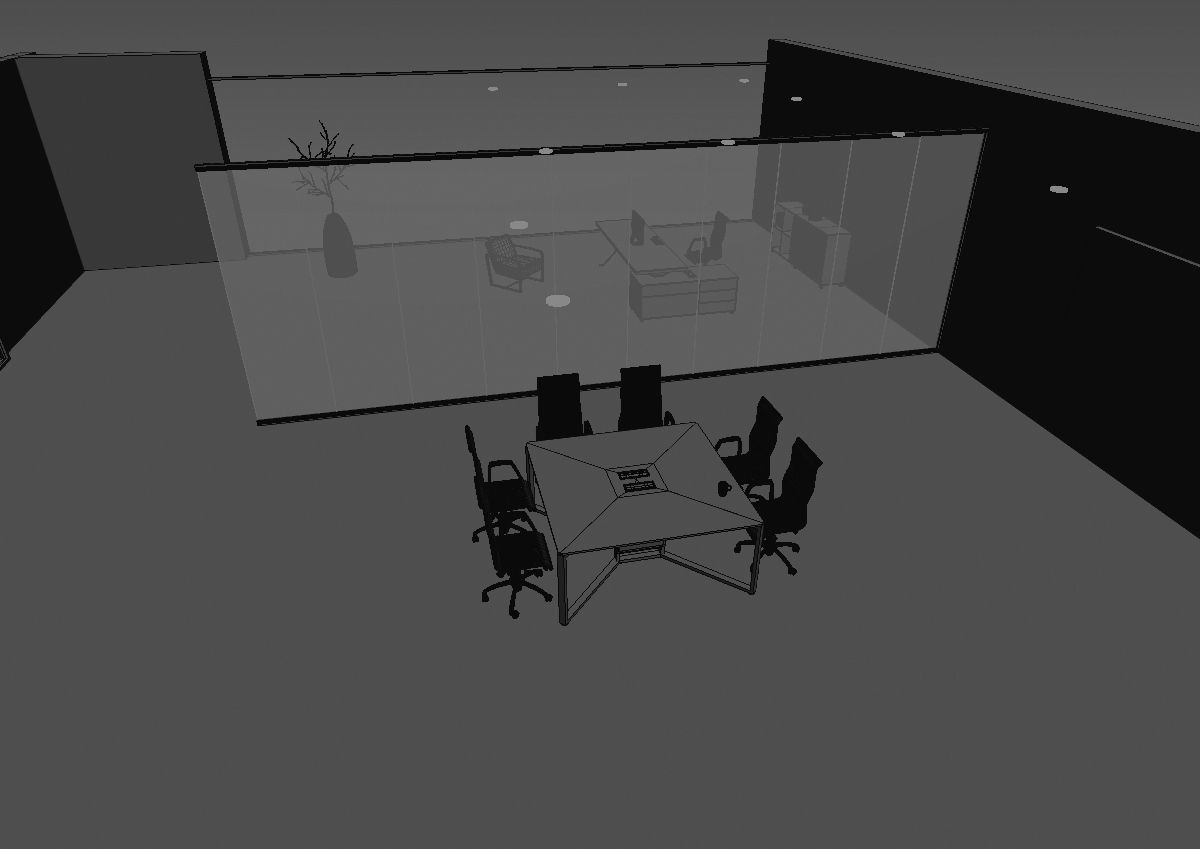 meeting room cd166 a06 3D model_36