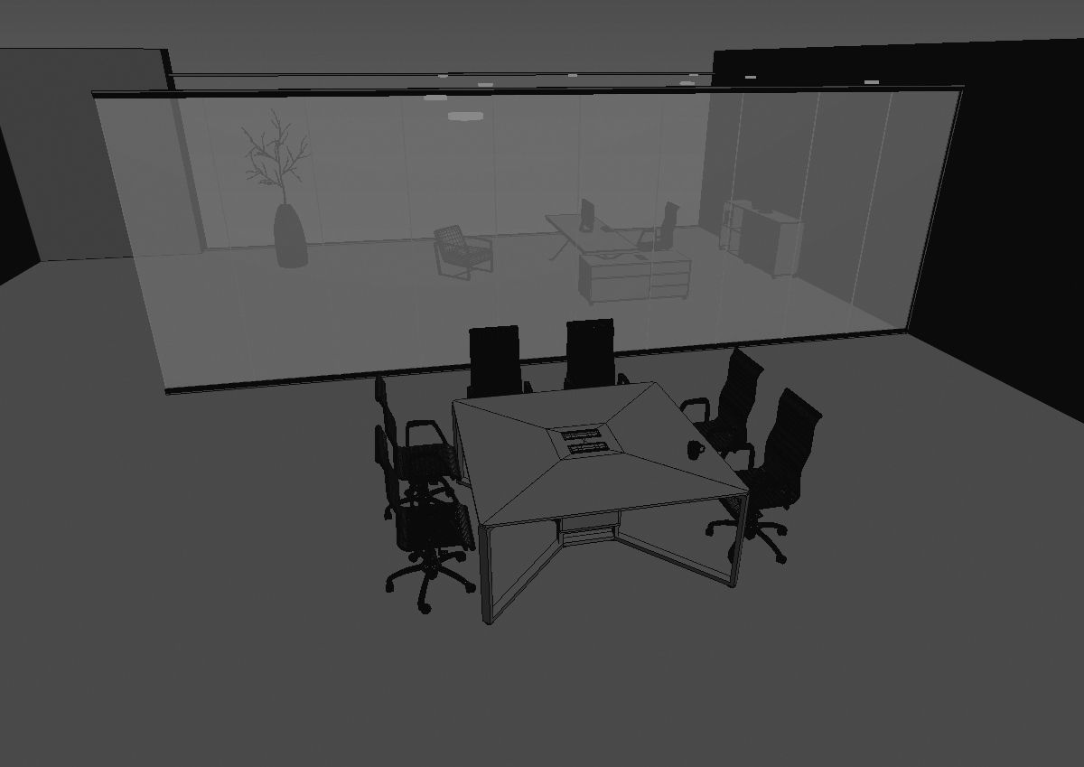 meeting room cd166 a06 3D model_40