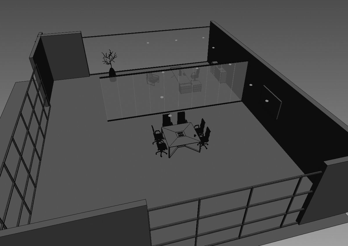 meeting room cd166 a06 3D model_23