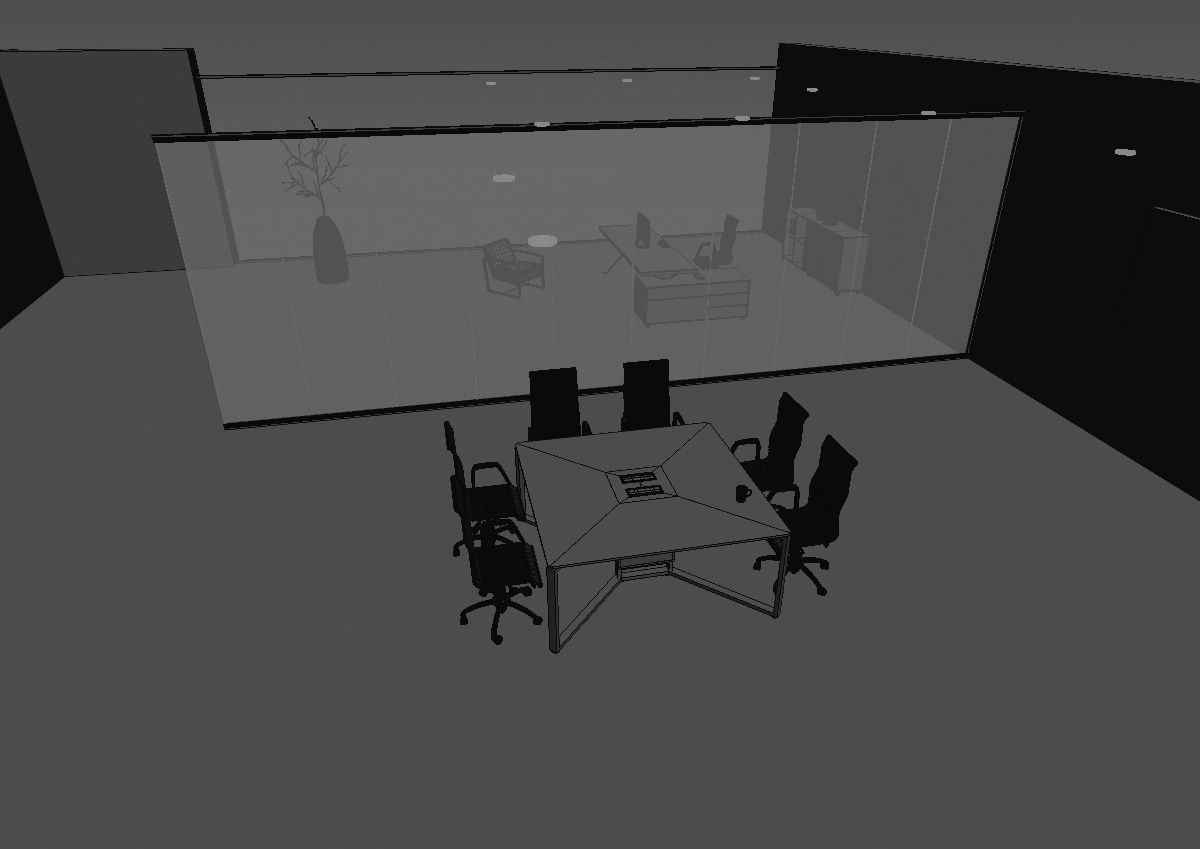 meeting room cd166 a06 3D model_38