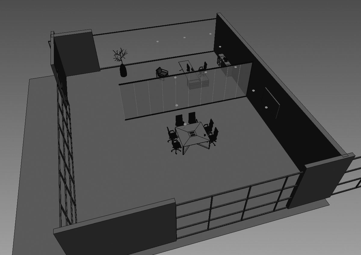 meeting room cd166 a06 3D model_15