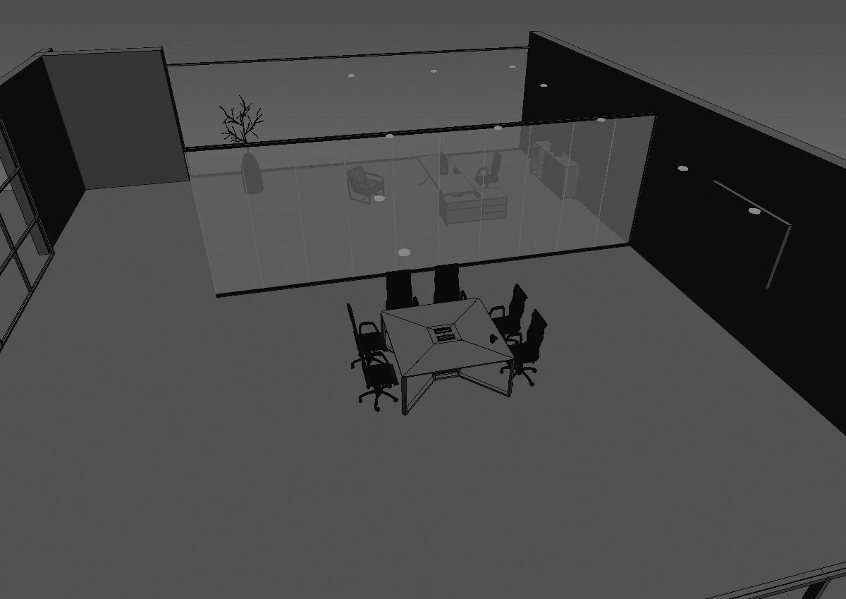 meeting room cd166 a06 3D model_32