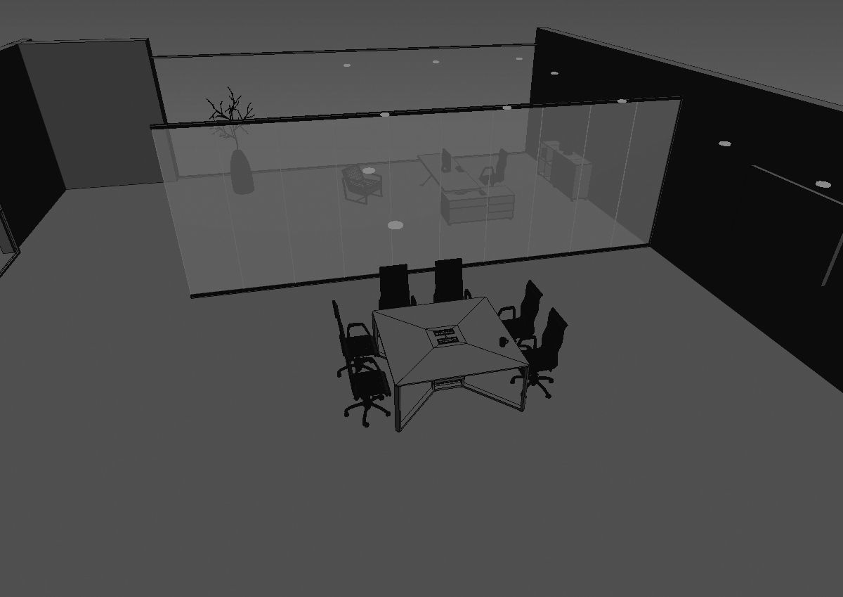 meeting room cd166 a06 3D model_35