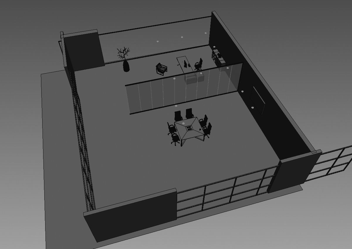 meeting room cd166 a06 3D model_10