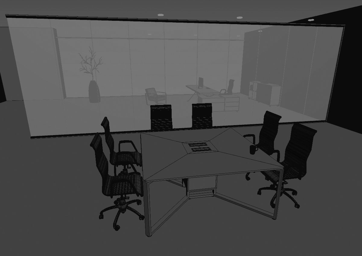meeting room cd166 a06 3D model_43