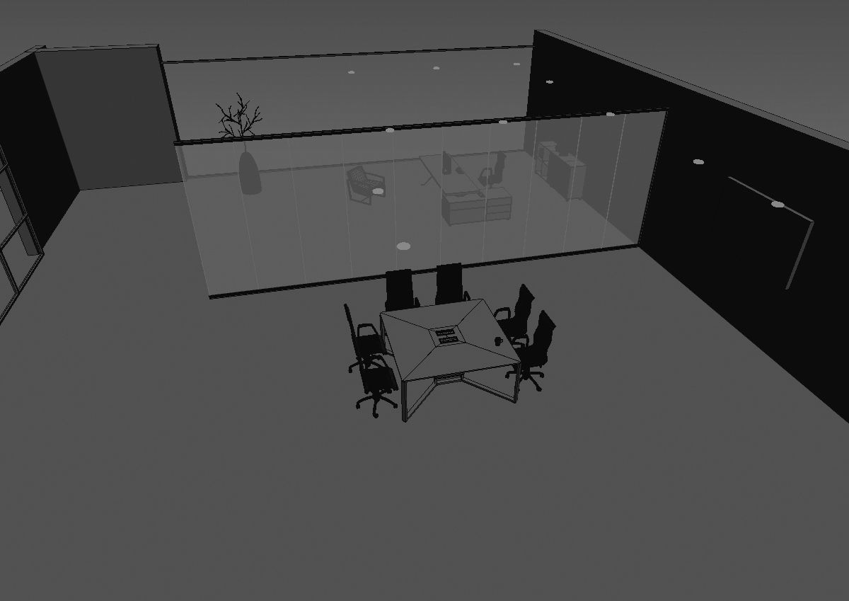 meeting room cd166 a06 3D model_33