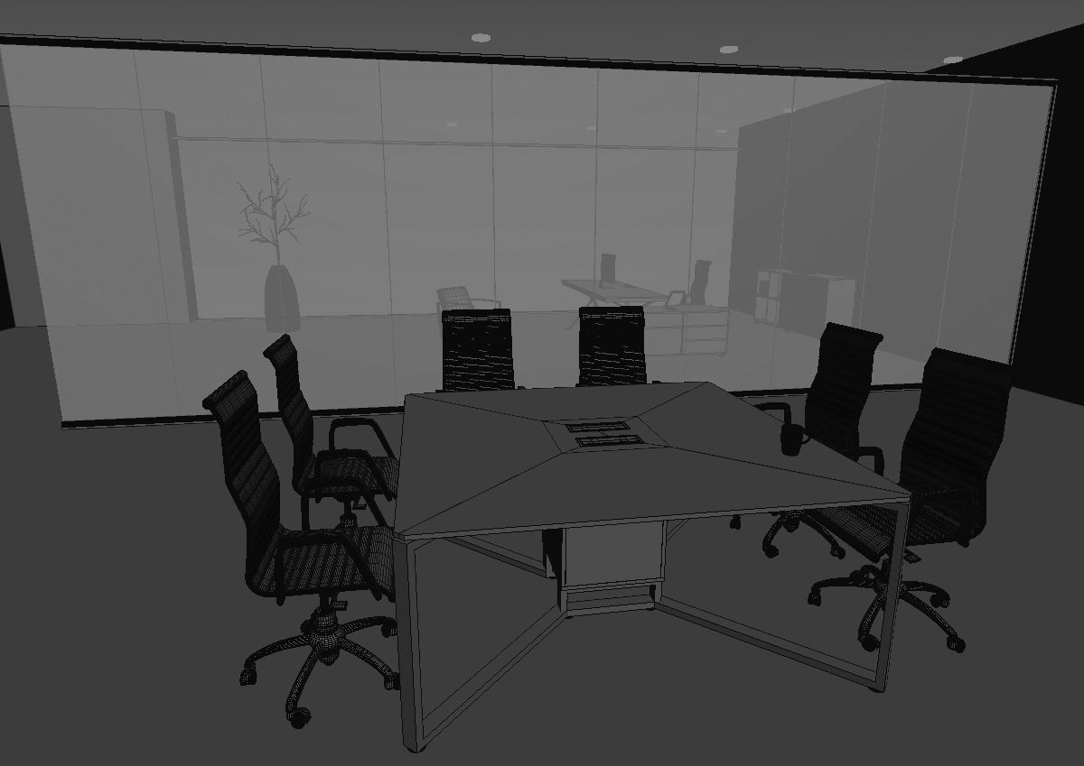 meeting room cd166 a06 3D model_44