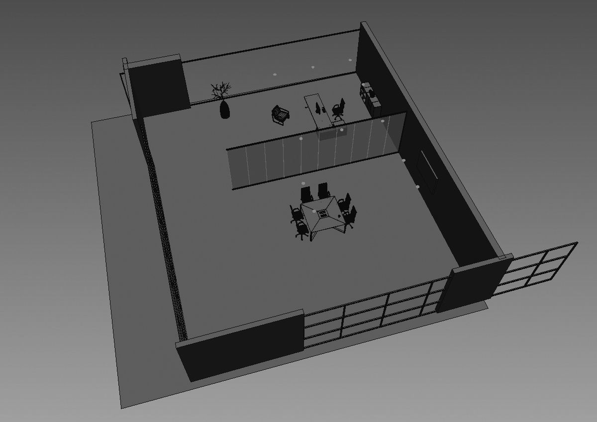 meeting room cd166 a06 3D model_5