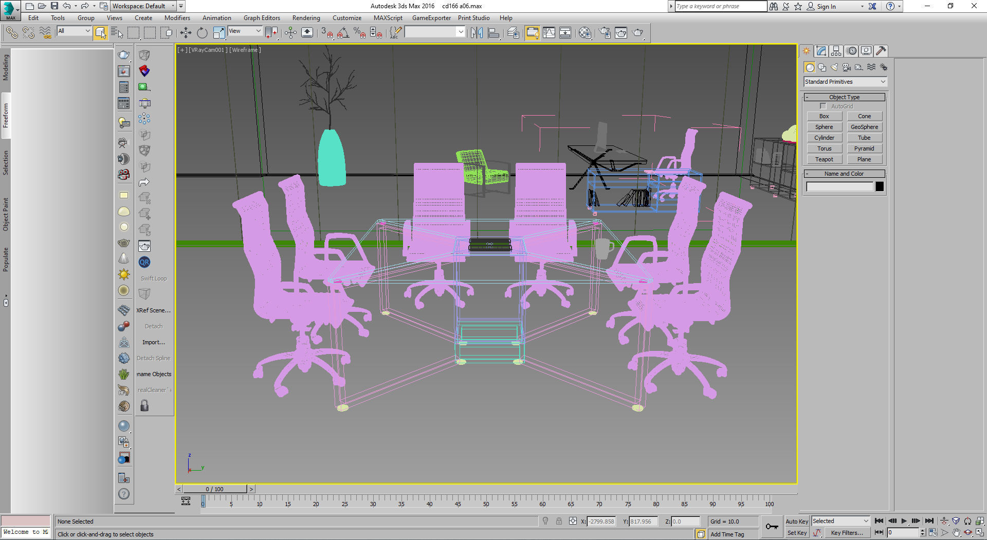 meeting room cd166 a06 3D model_3