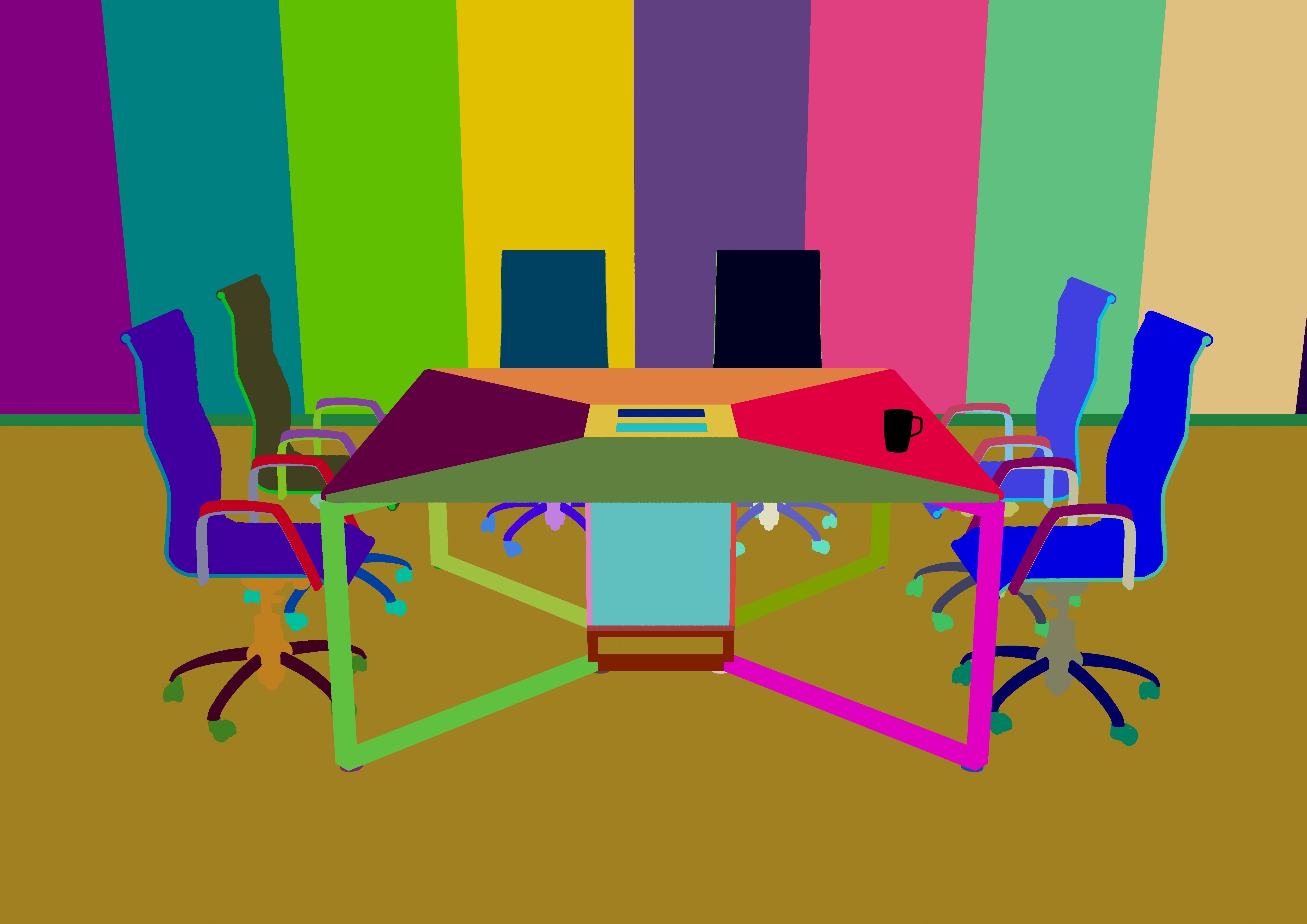 meeting room cd166 a06 3D model_45