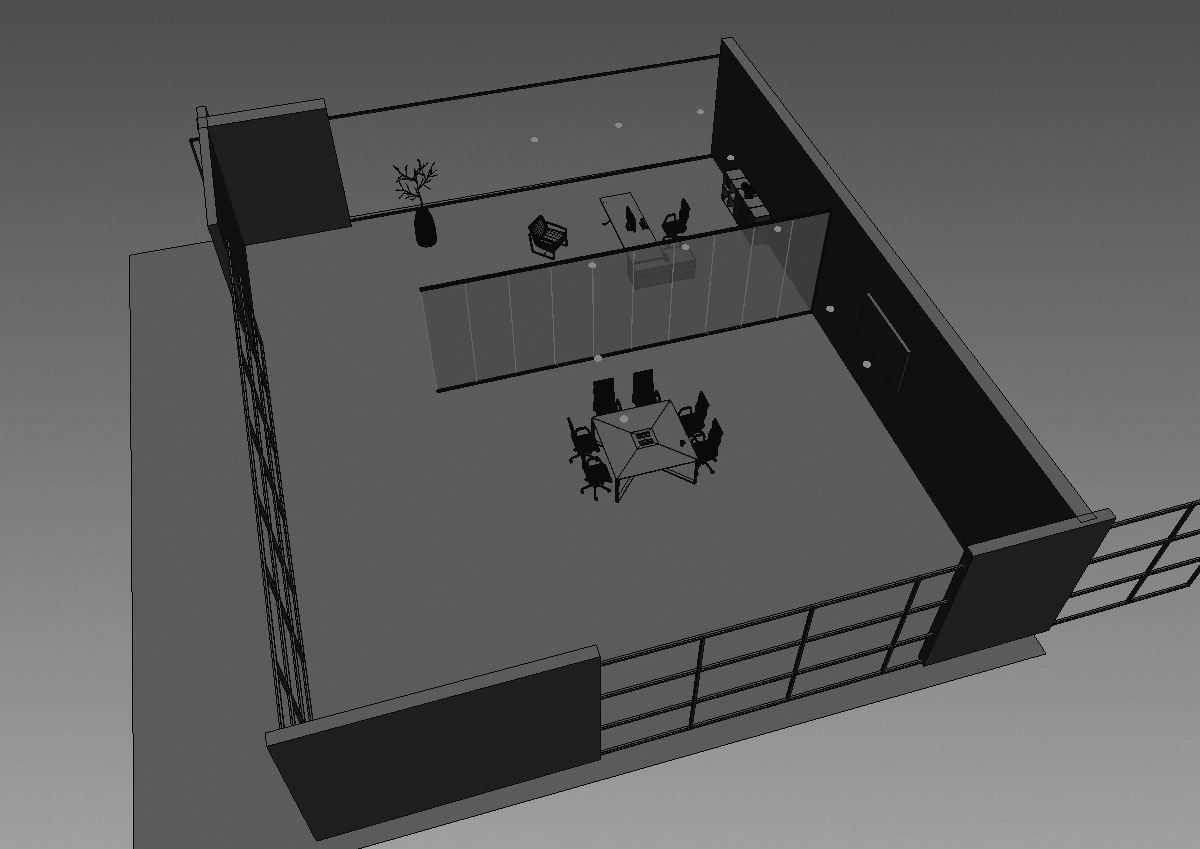 meeting room cd166 a06 3D model_11