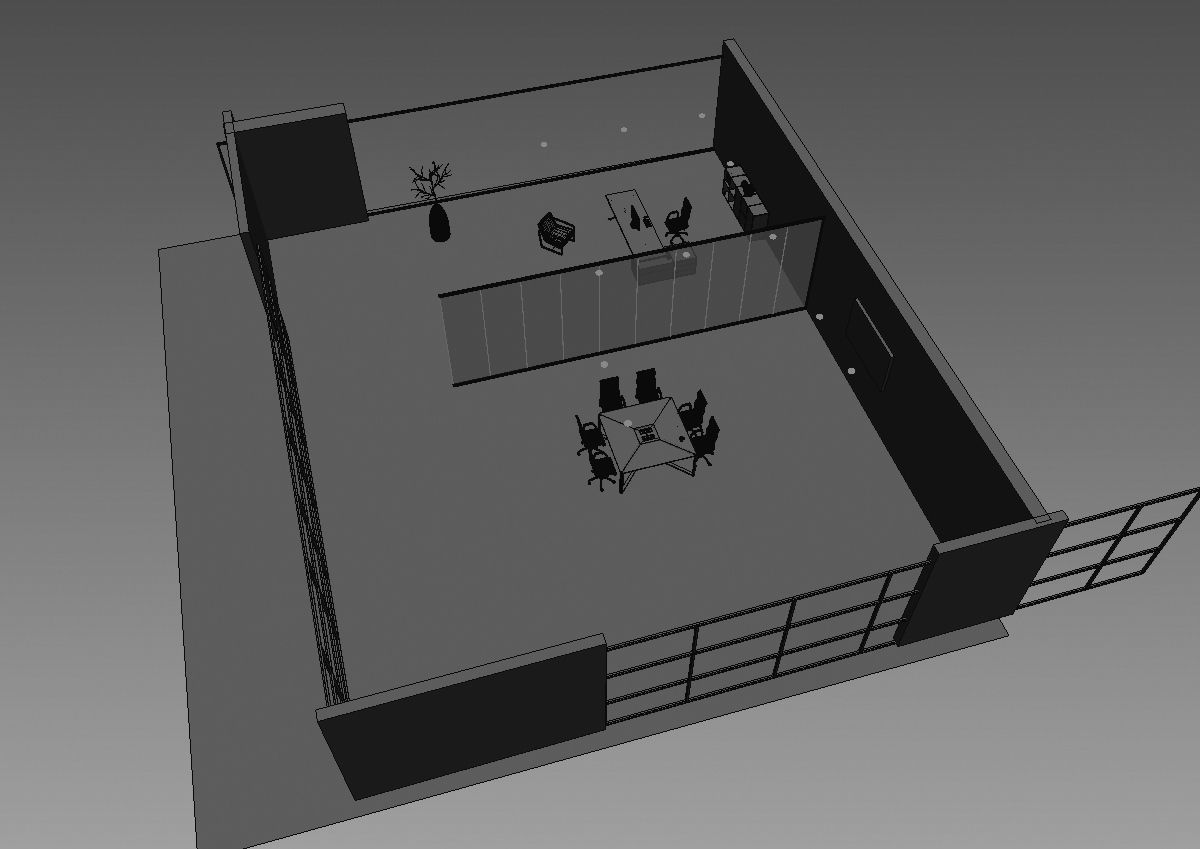meeting room cd166 a06 3D model_8