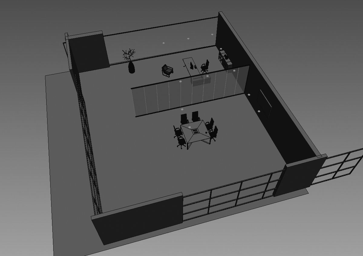 meeting room cd166 a06 3D model_9