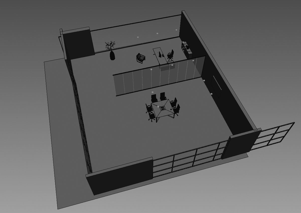 meeting room cd166 a06 3D model_6